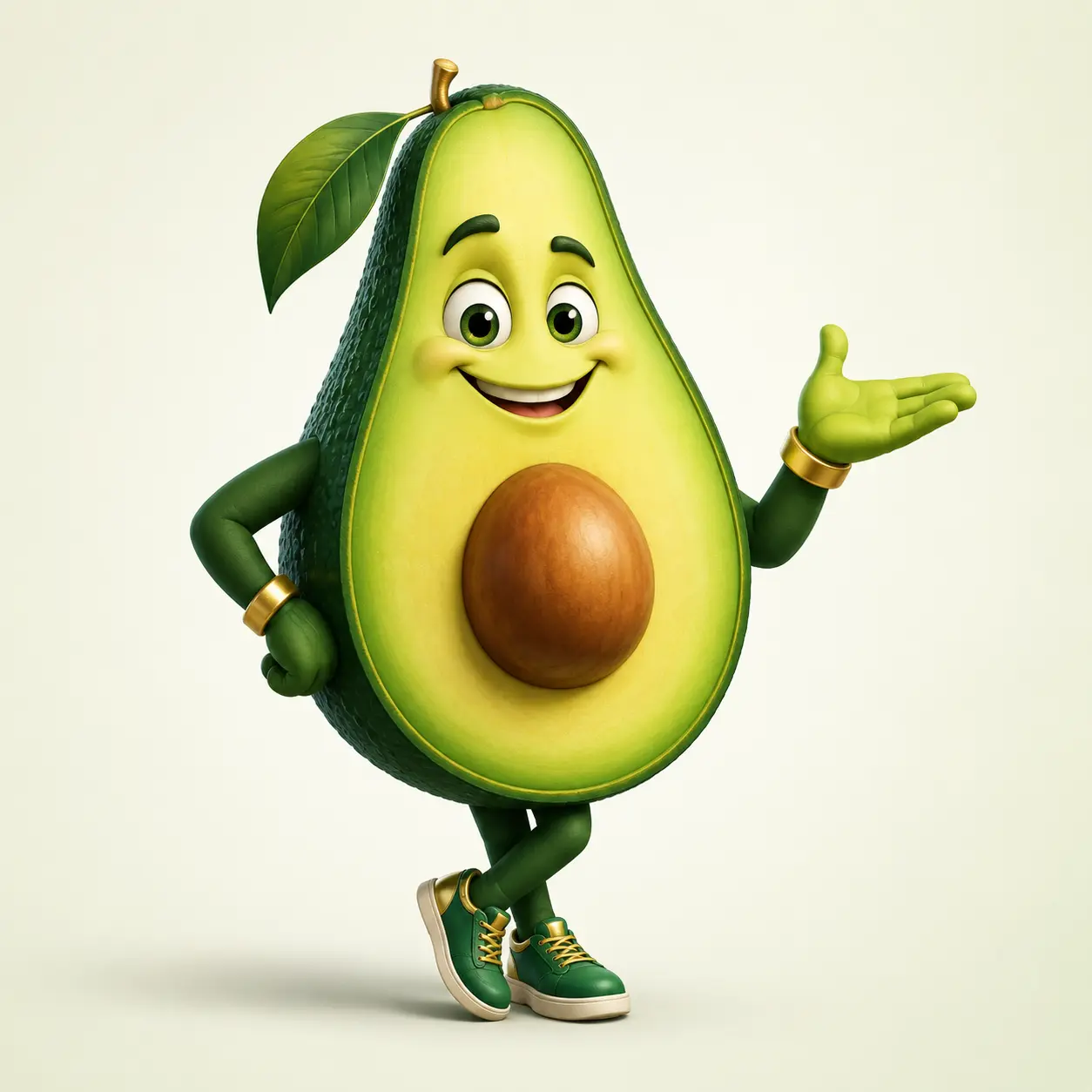 Personaje digital de fruta humanizada para branding, campañas creativas y contenido visual