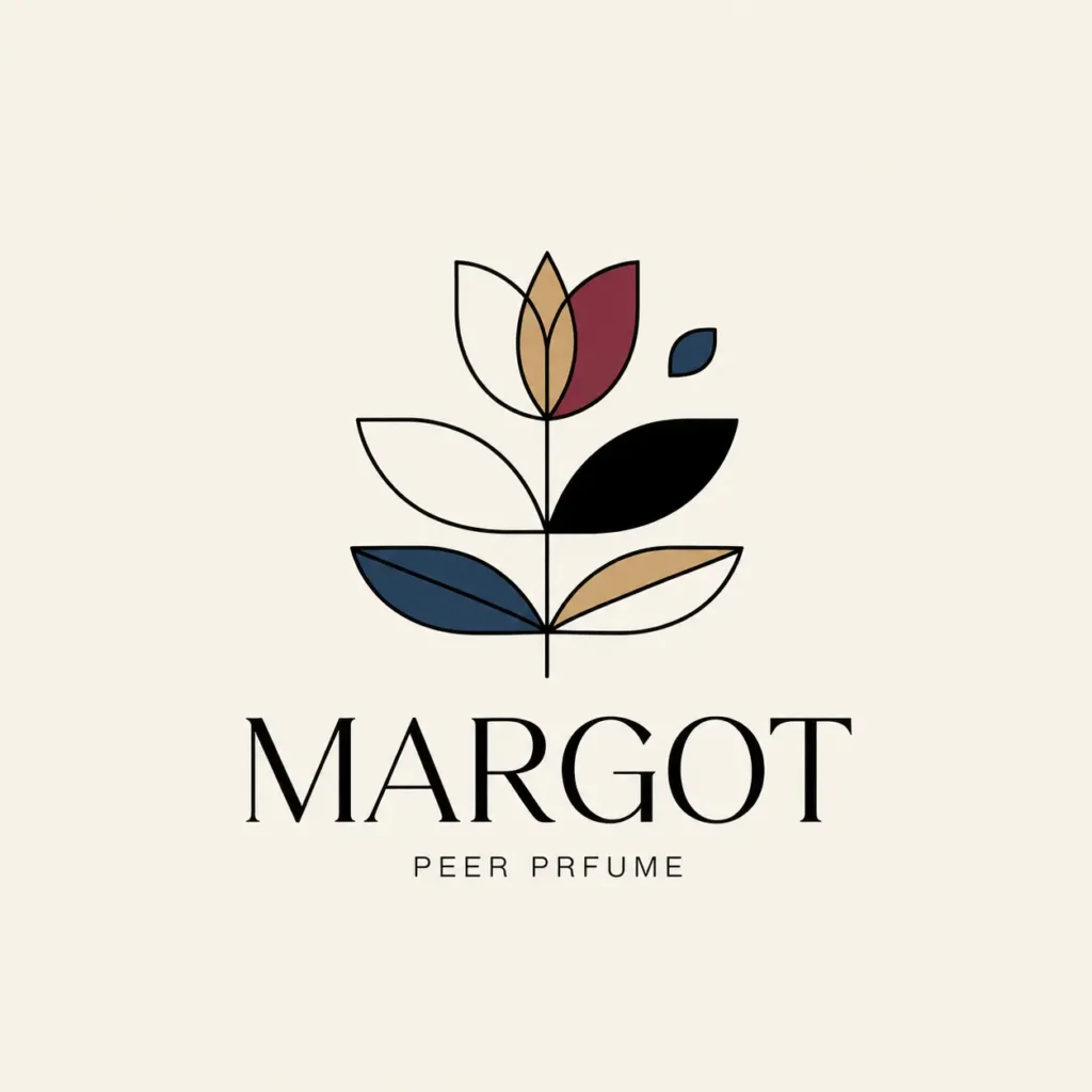 Producción de Contenido con IA para identidad visual y logotipo de la marca ficticia Margot