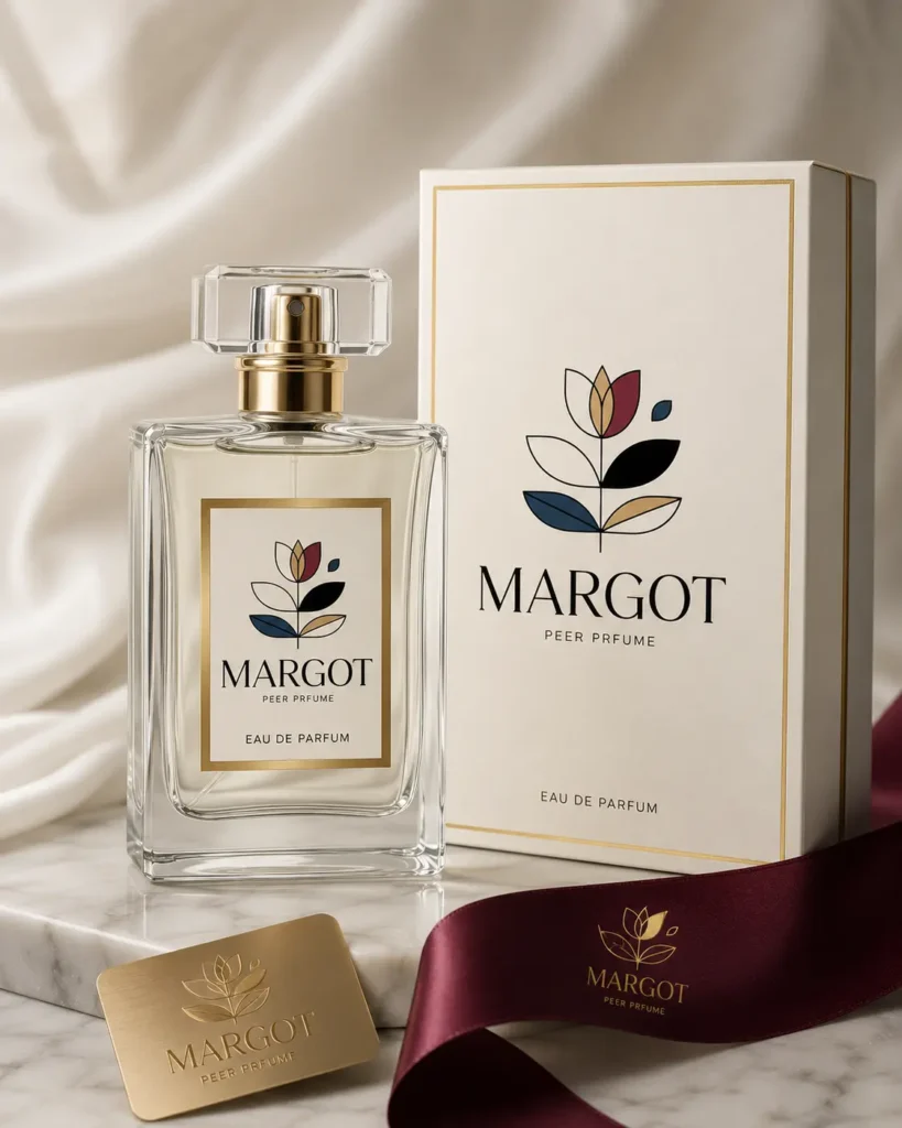 Producción de Contenido con IA aplicada a producto y empaque de perfume Margot