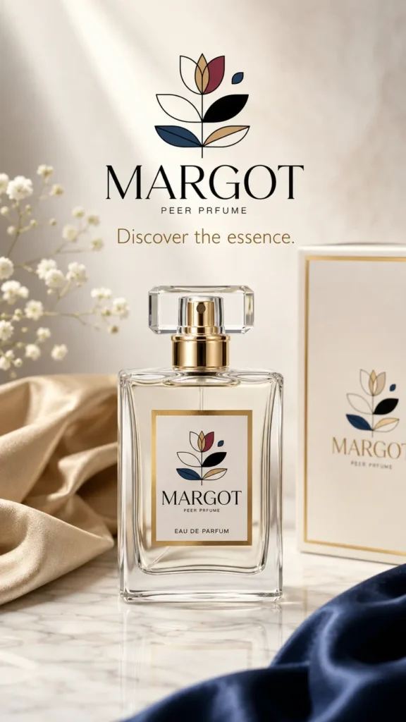 Story vertical para campaña de perfume y Producción de Contenido con IA de Margot