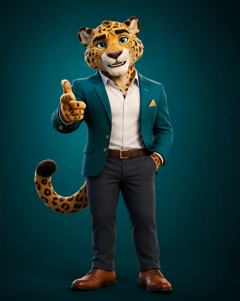 Imagen original de personaje digital para crear una mascota de marca con inteligencia artificial