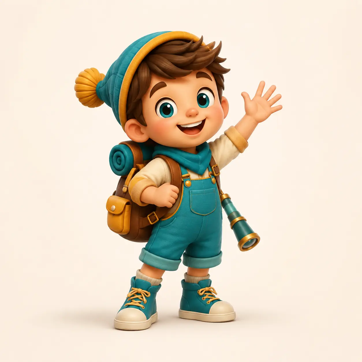 Personaje infantil digital original para campañas familiares, educativas y contenido creativo
